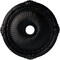 Ekena Millwork Heaton Ceiling Medallion (Fits Canopies up to 6 1/2"), 27 1/2"OD x 3 7/8"ID x 2 1/4"P, Jet Black CM27HEBLF - alternate 1
